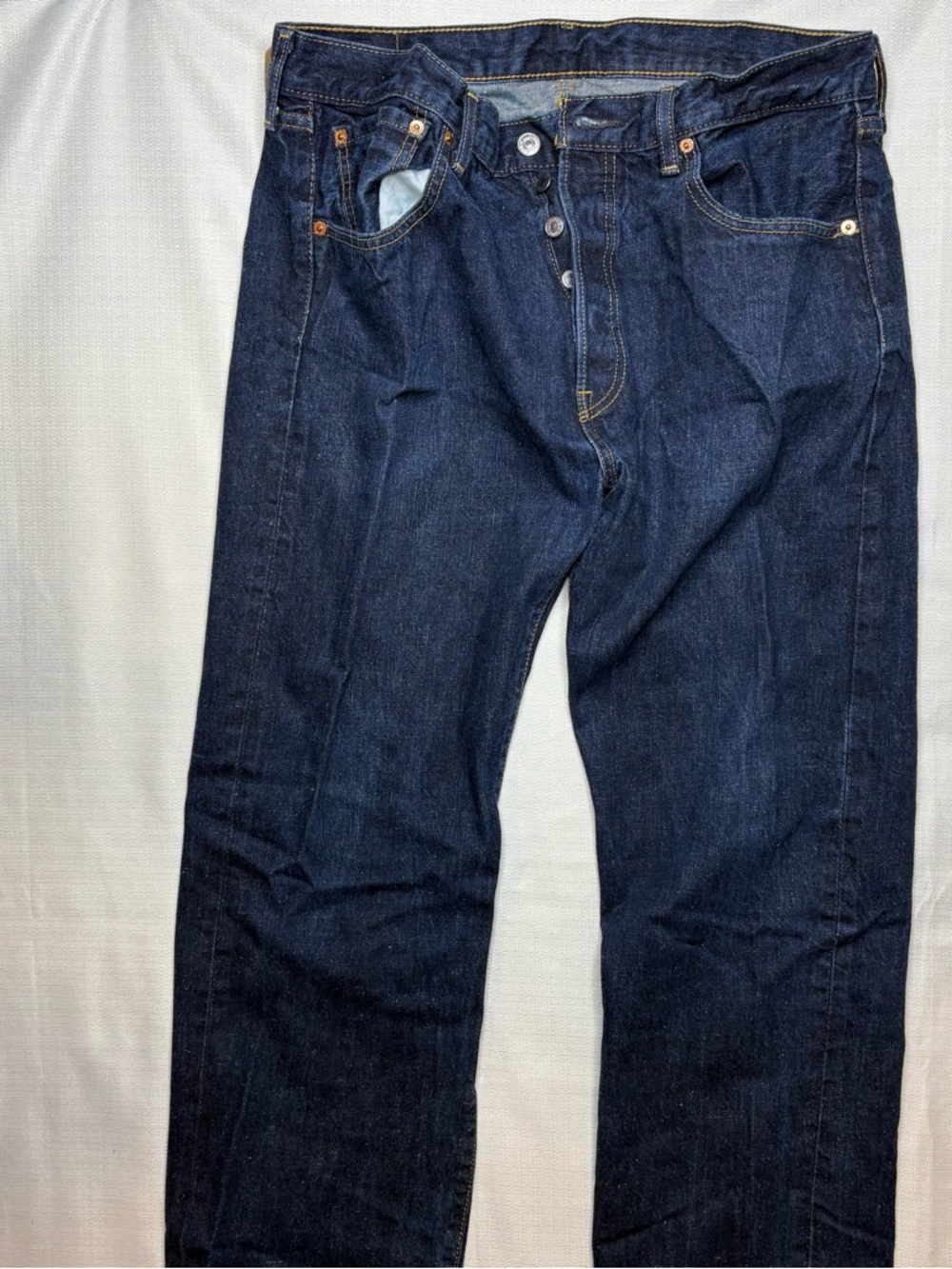 Levi's Dark Indigo Straight Jeans